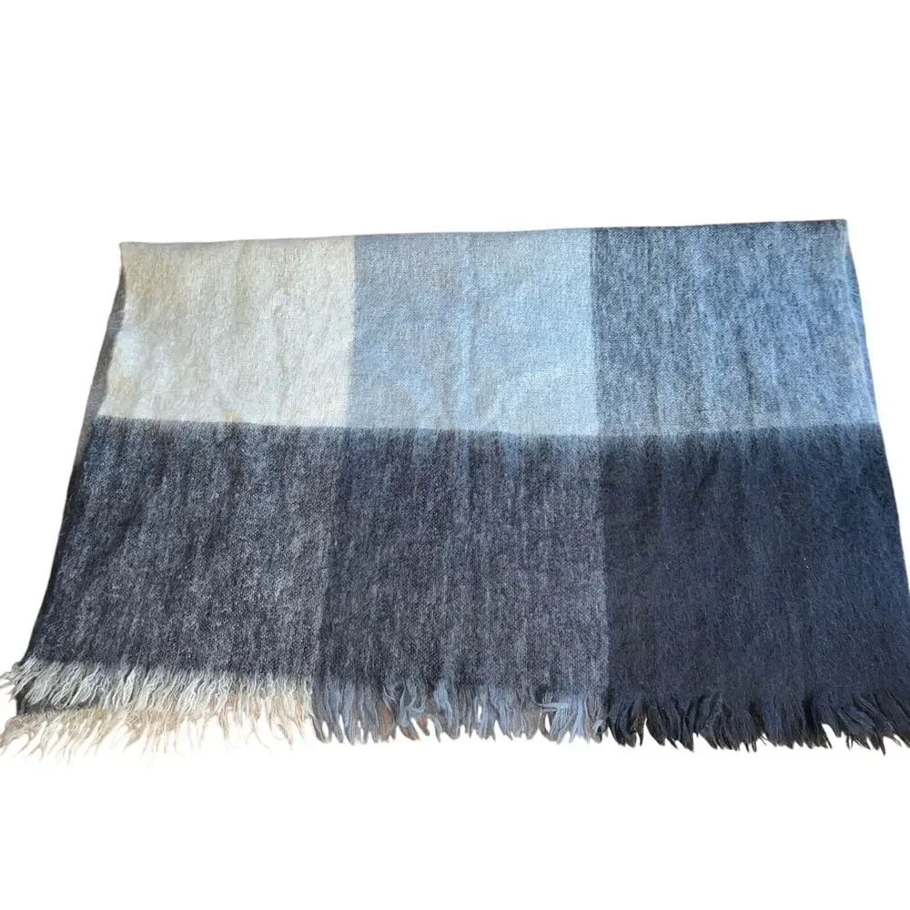 Avoca the Mill wool blanket throw made in Ireland blend Mohair Wool